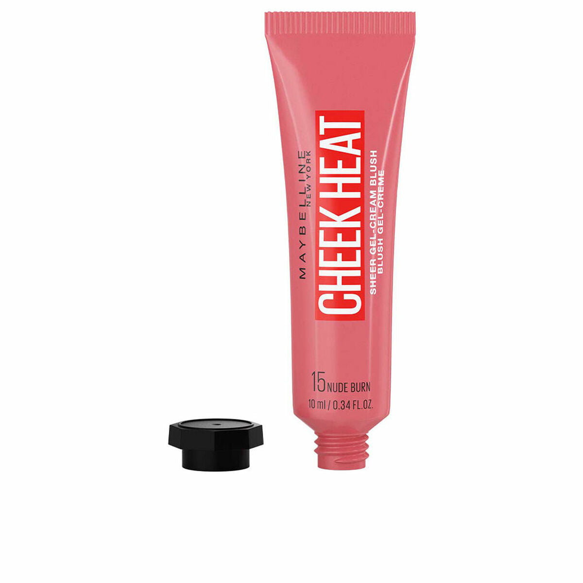Maybelline Cheek Heat Blush 15 Nude Burn – Lightweight Gel‑Cream Blush