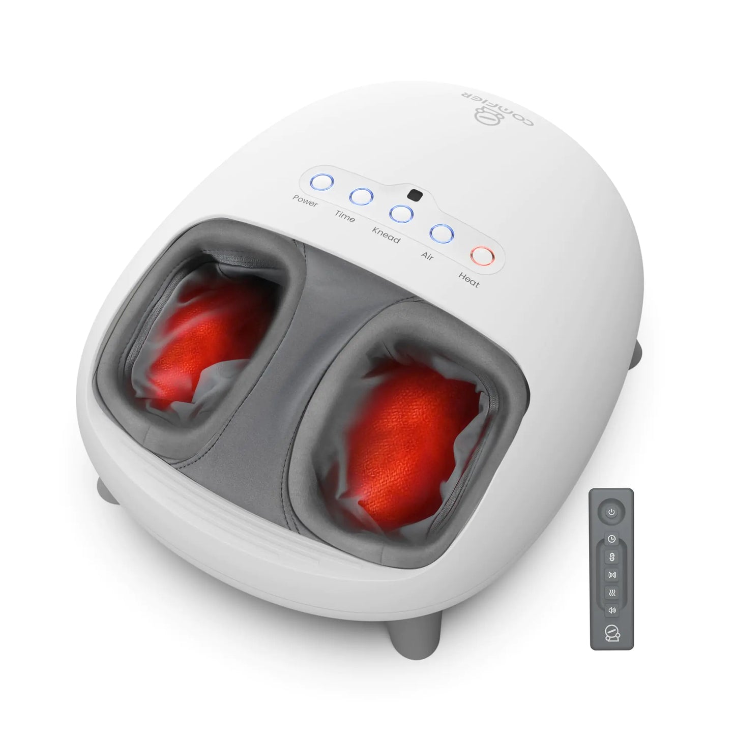 Heated Shiatsu Foot Massager – Deep Kneading, Compression & Vibration for Full Foot Relief