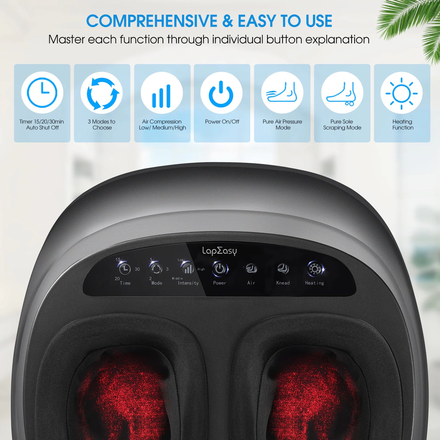 Máquina de terapia relajante para pies