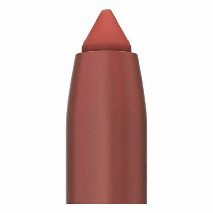 Brown lipstick on a white background