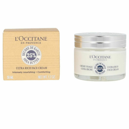 L’Occitane Shea Butter Facial Cream 50ml – Hydrating Moisturizer