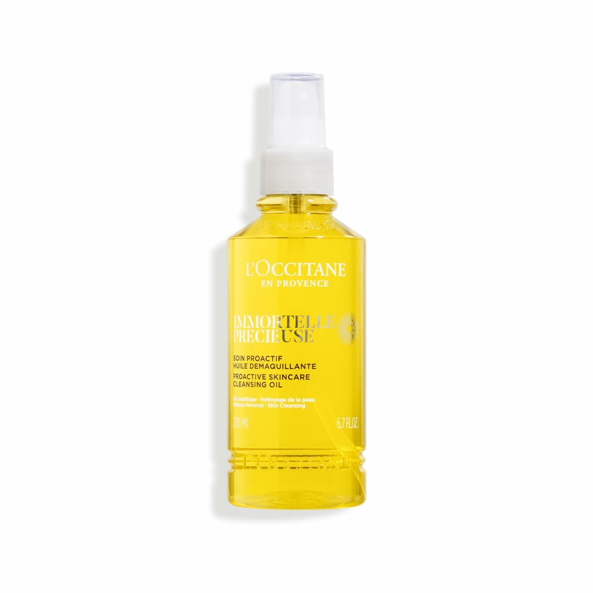 L’Occitane Make‑Up Remover Oil 200 ml – Immortelle Cleansing Oil | Gentle Deep Cleanser
