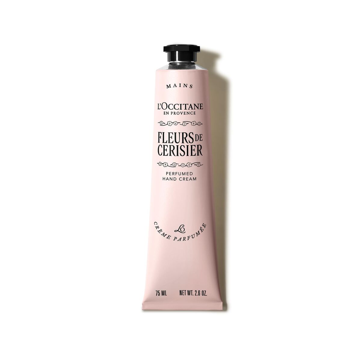 L’Occitane Fleurs de Cerisier hand cream tube Cherry Blossom moisturizer