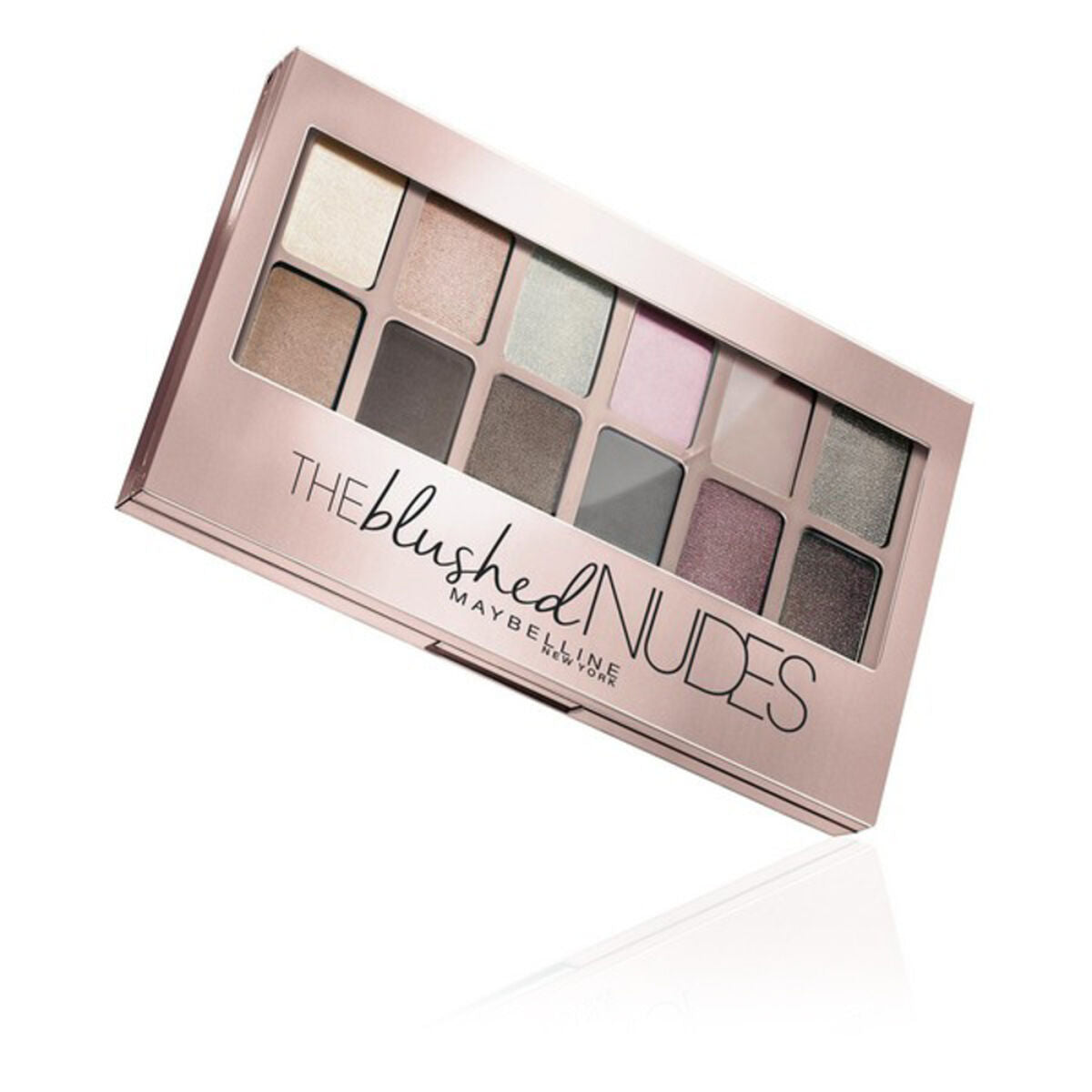 Maybelline The Blushed Nudes Palette – 12 Shades Rosy Eyeshadow Makeup