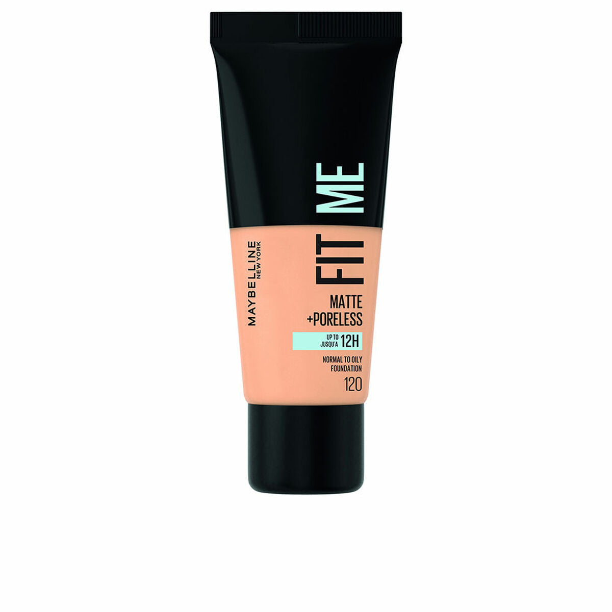 Maybelline Fit Me Poreless 120 – Matte + Pore‑Blurring Liquid Foundation