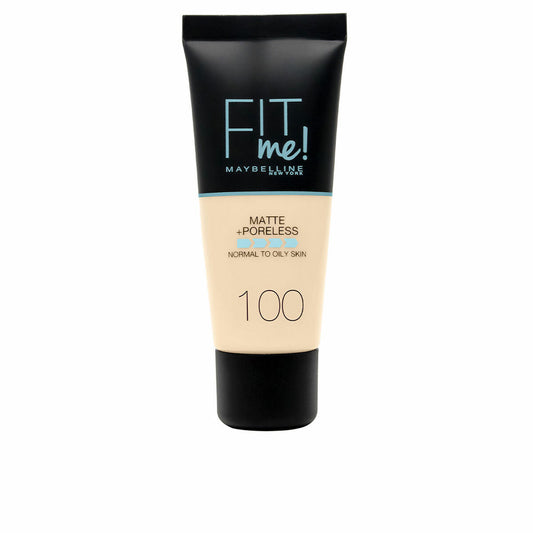Maybelline Fit Me 100 Warm Ivory – Matte Foundation for Natural Finish