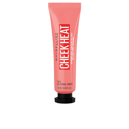 Maybelline Cheek Heat blush tube on a white background