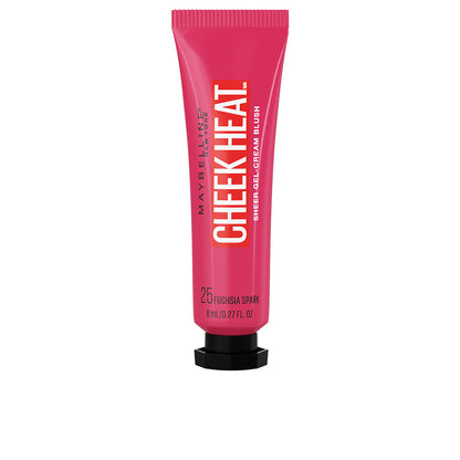 Maybelline Cheek Heat blush tube on a white background