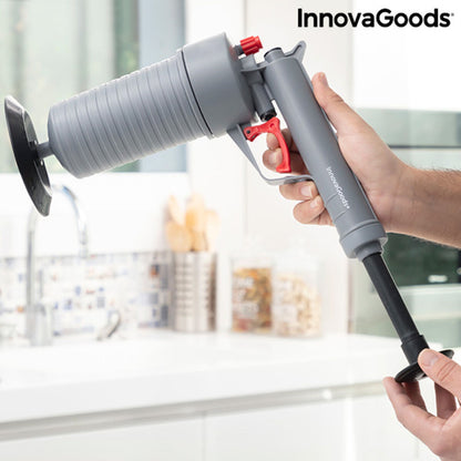 Powerful air pressure cleaning gun with adapters