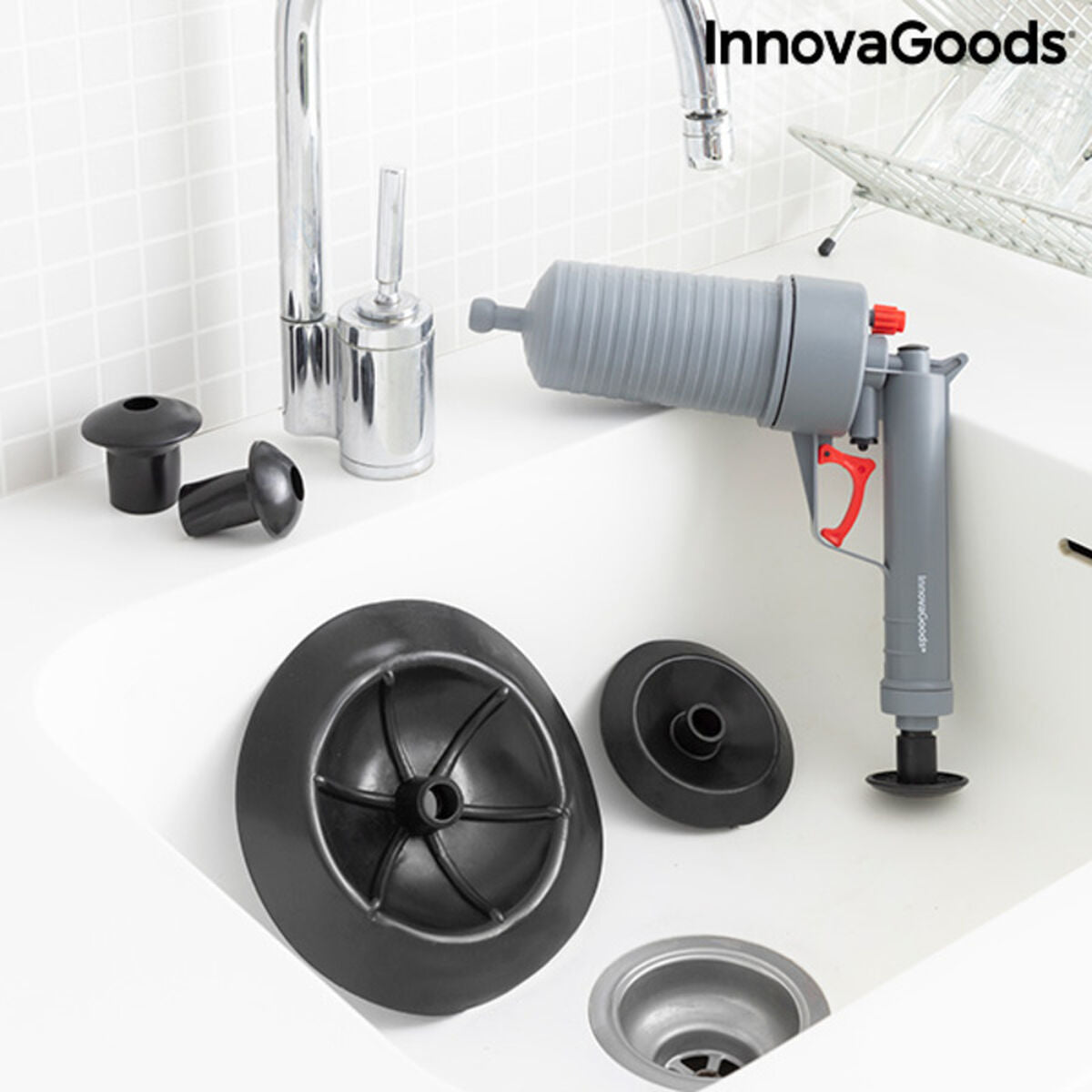 Innovagoods air blaster tool grey plastic