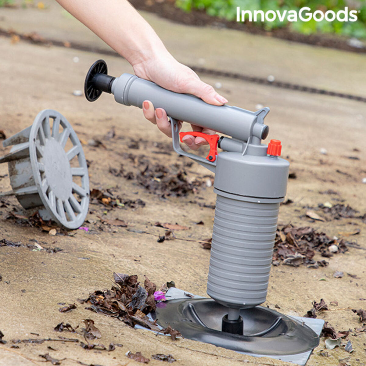 Innovagoods air blaster tool grey plastic