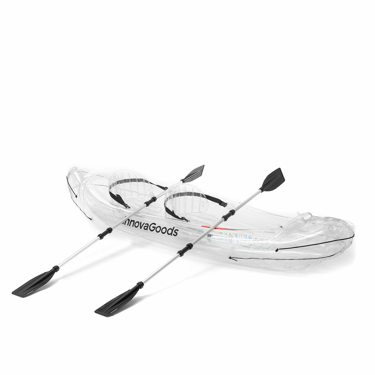 Inflatable transparent kayak with accessories 312 cm