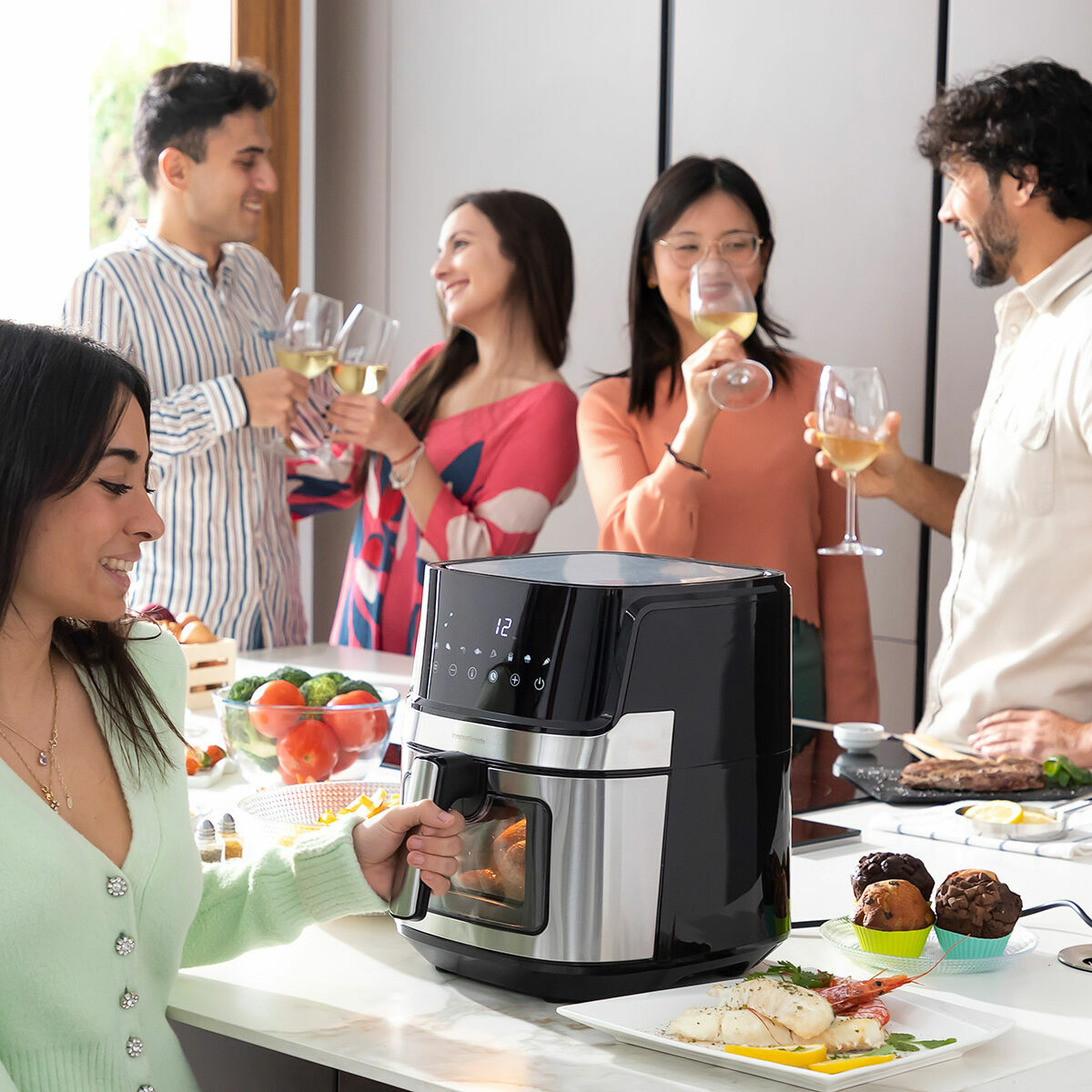 digital touch air fryer