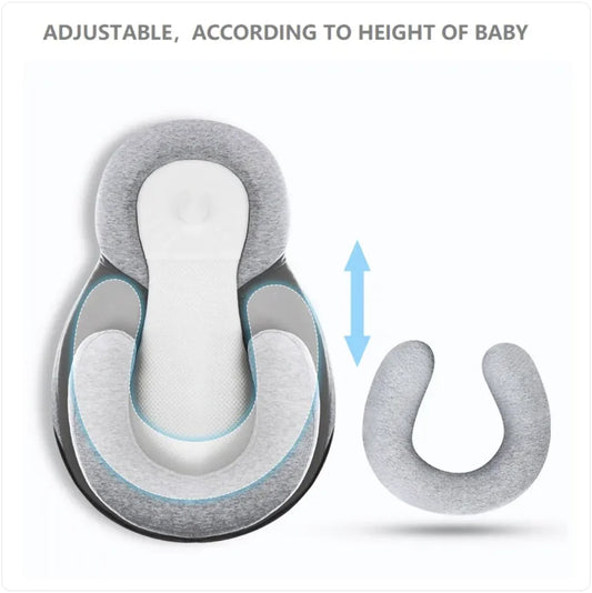 Almohada antiescupiciones para bebés