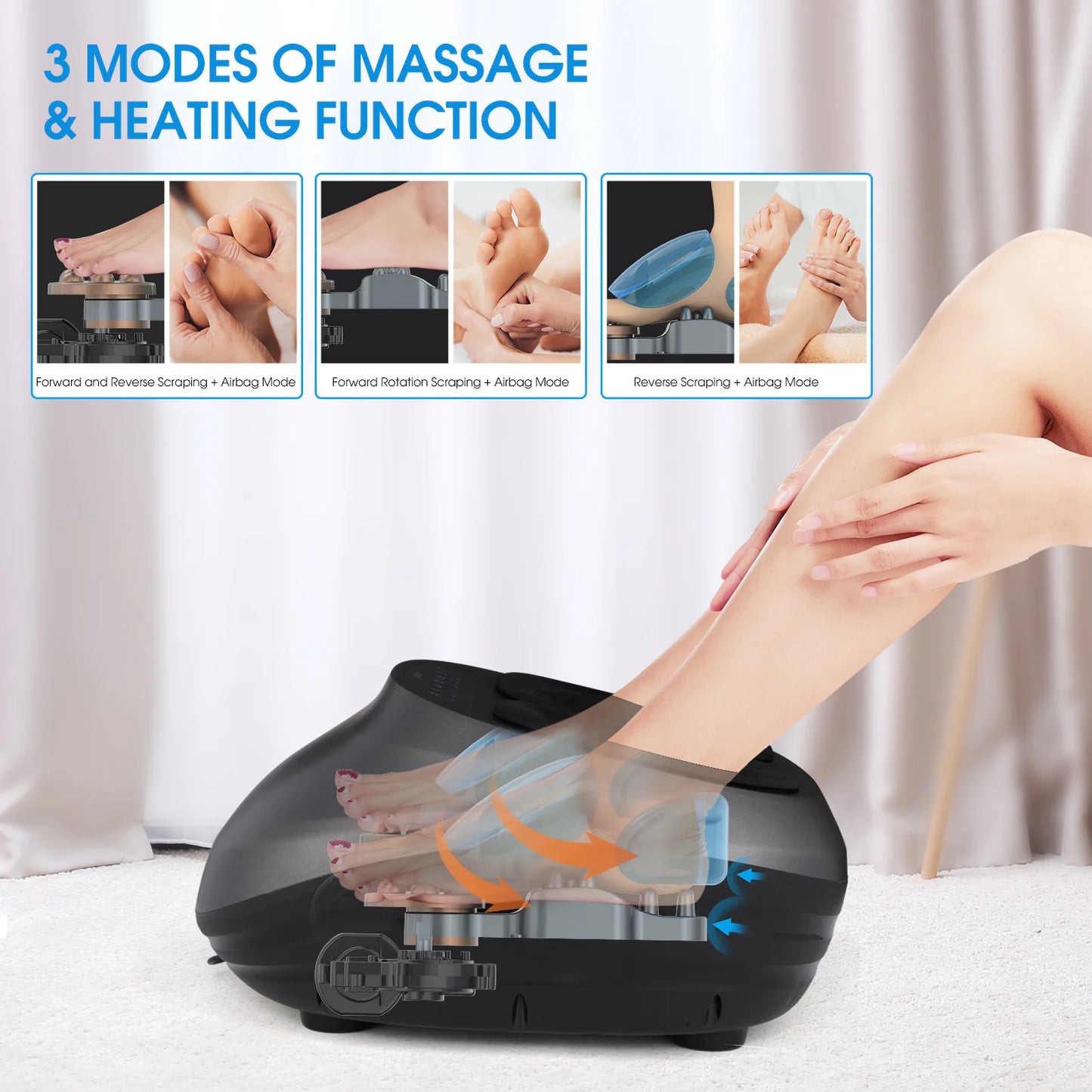 Máquina de terapia relajante para pies