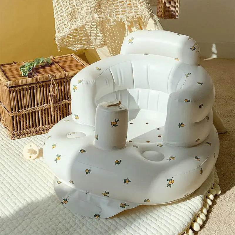 Silla inflable para bebé para comer y bañarse