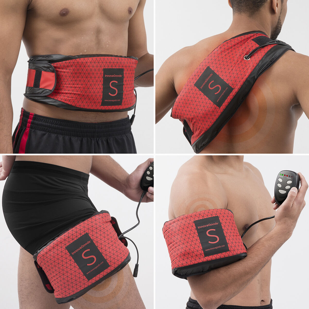 adjustable vibration exercise belt