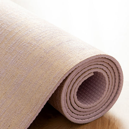 Comfortable fitness yoga mat for home practice
