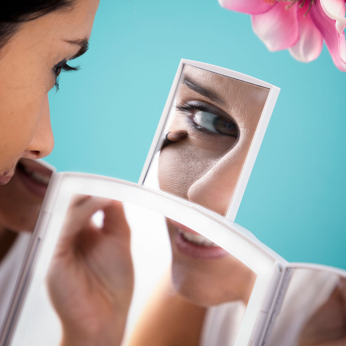 portable LED makeup mirror USB powered