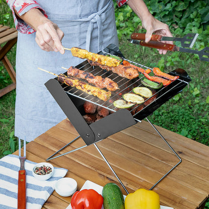 small folding BBQ grill for travel