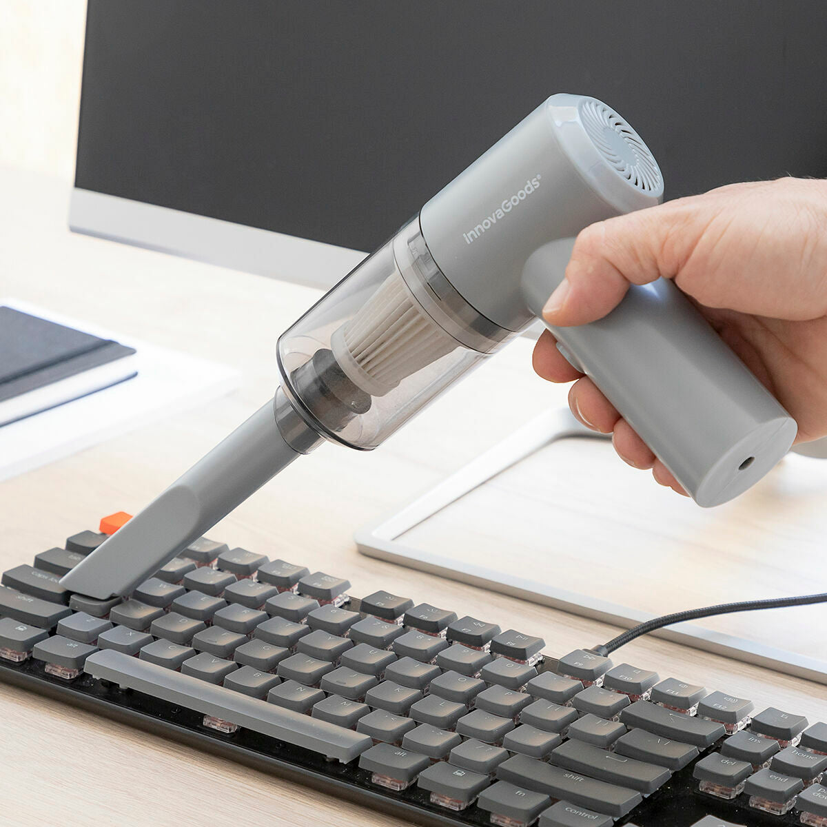 Portable handheld vacuum with strong suction