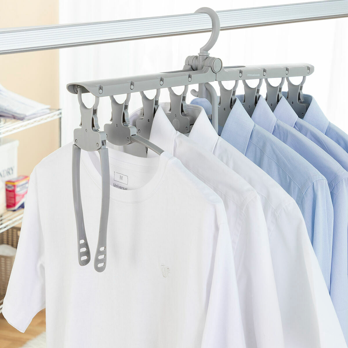 folding hanger for closet
