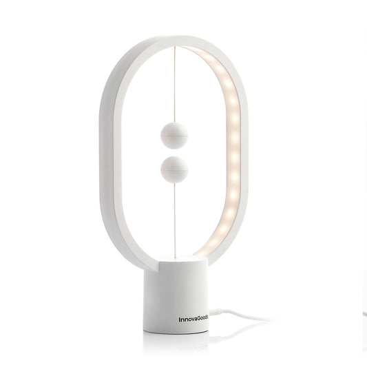 Magnetic balance lamp Magilum InnovaGoods LED desk lamp white
