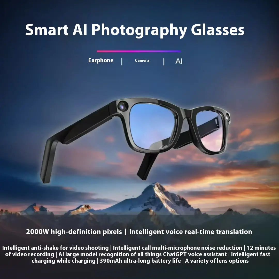 Gafas inteligentes con cámara IA