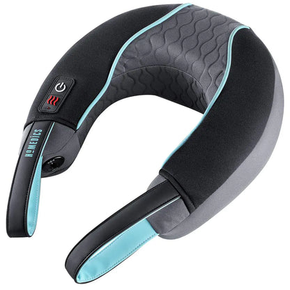 Heated Shiatsu Neck & Shoulder Massager – Deep-Kneading + Vibration Stress Relief
