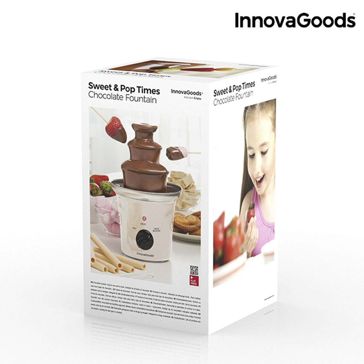 Electric chocolate fondue with accessories 300 ml