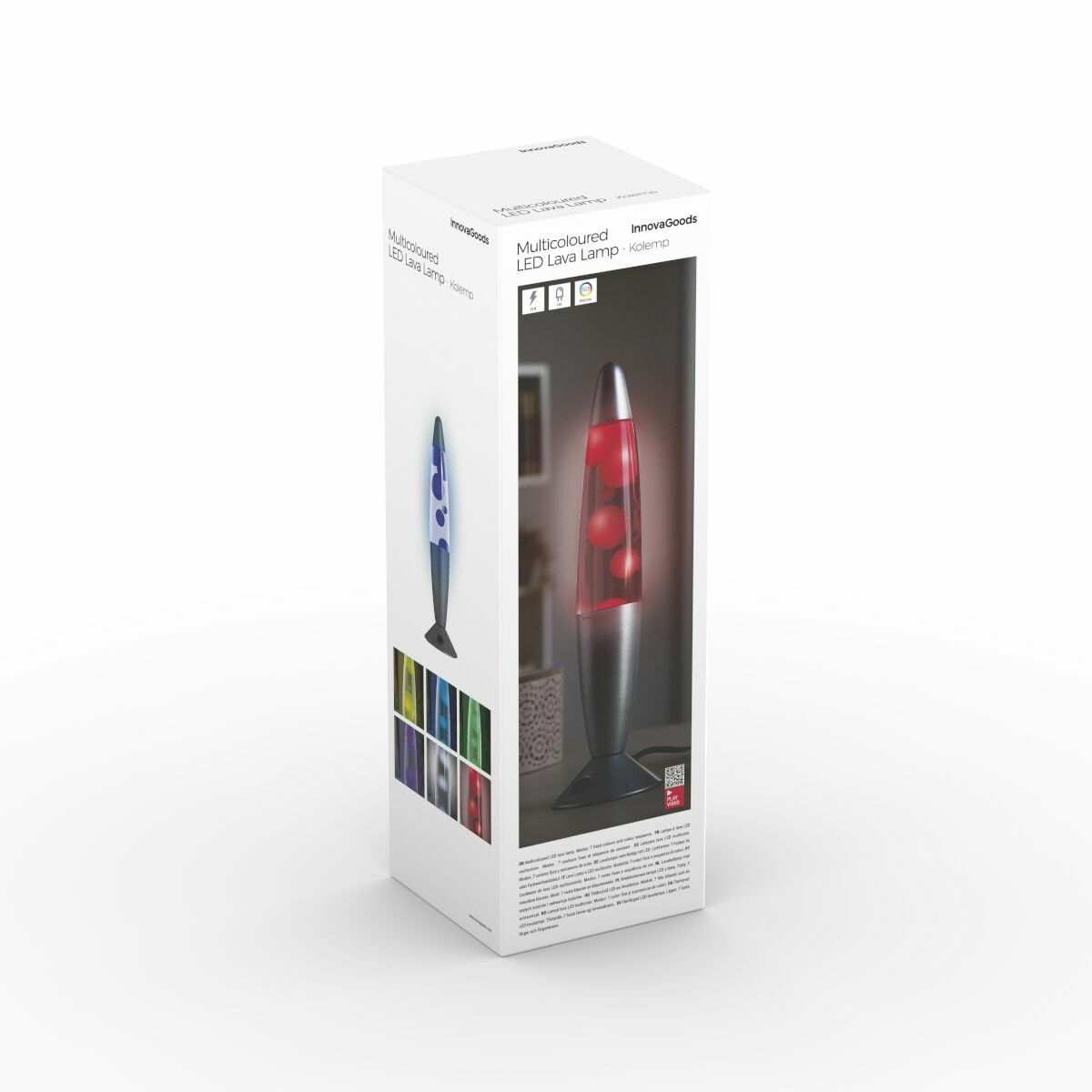 Multicoloured LED Lava Lamp – LED Mood Lamp Decor